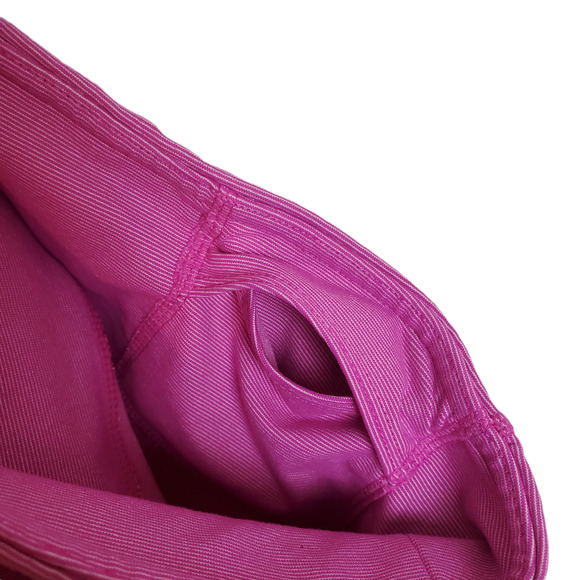 ATHLETA Capri Pink Striped Athletic Work Out Leggings Women's Size Small - Picture 6 of 13